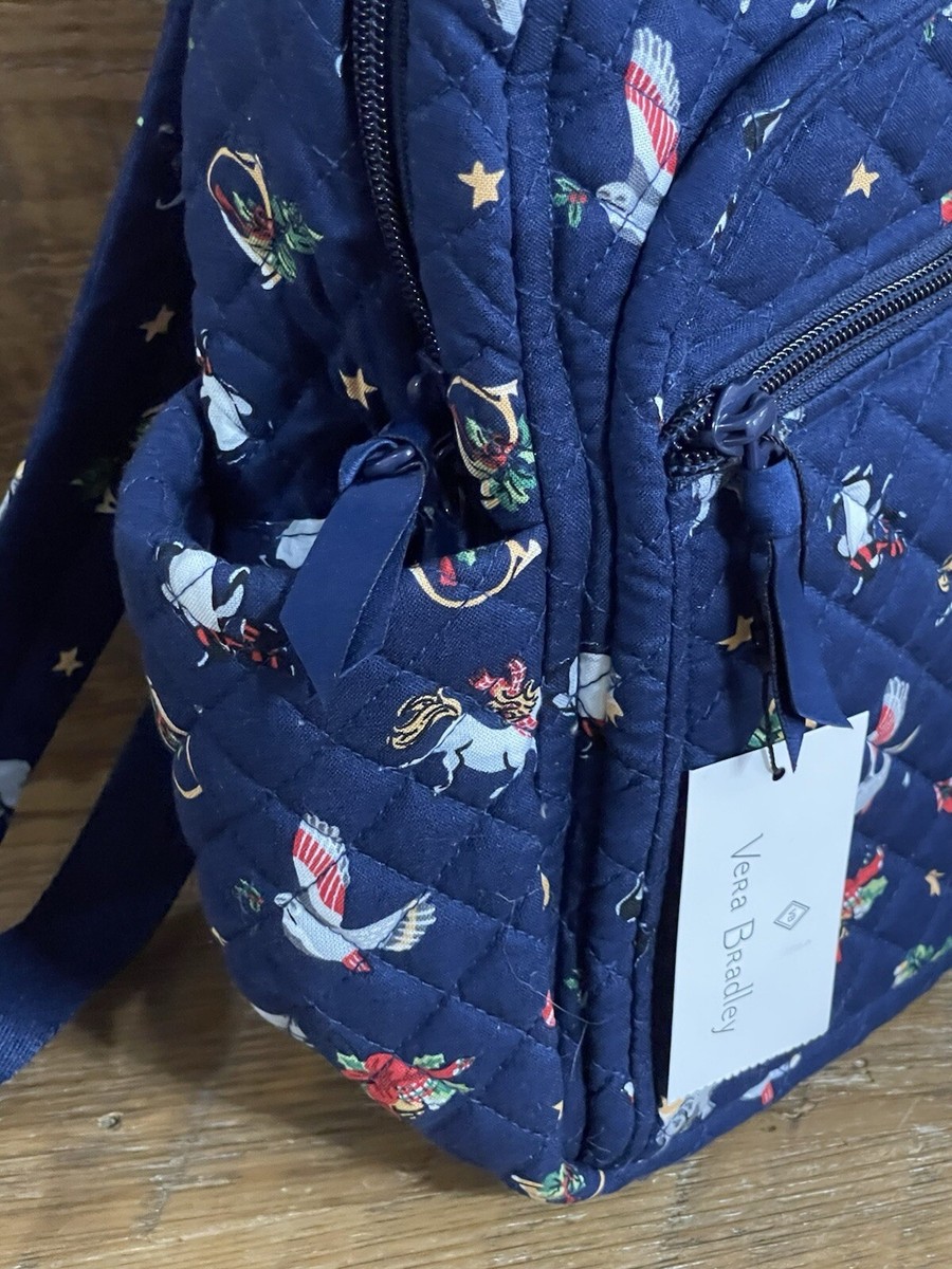 Vera Bradley Small Quilted Backpack Snow Globe Motifs Christmas Holiday Print Vera Bradley | Bags | Vera Bradley Snow Globe Motif Small  main image 2