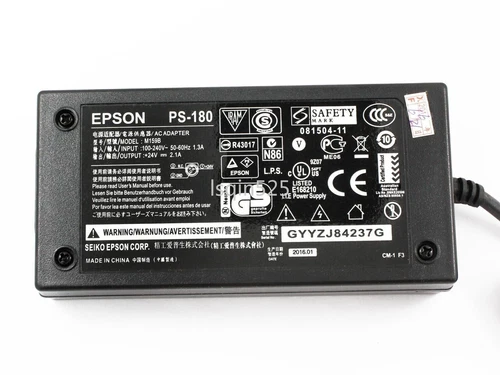 Epson PS-180 AC Adapter Power Supply M159B M159A Printers C8255343 TM-T88V M244A