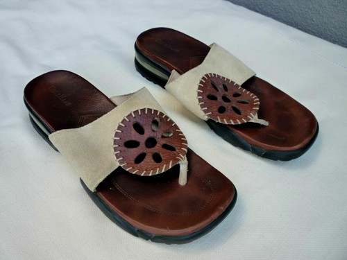 cole haan leather wedge sandals
