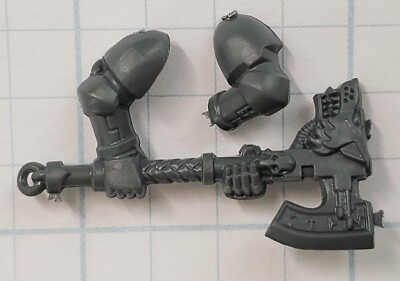 #ad 40k Space Wolves Bits Wolf Pack Wolf Guard Engraved Two Hand Power Axe $5.99