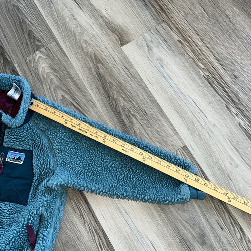 Rare Vintage Patagonia Retro X Fleece Jacket Aqua Small - Picture 5 of 8