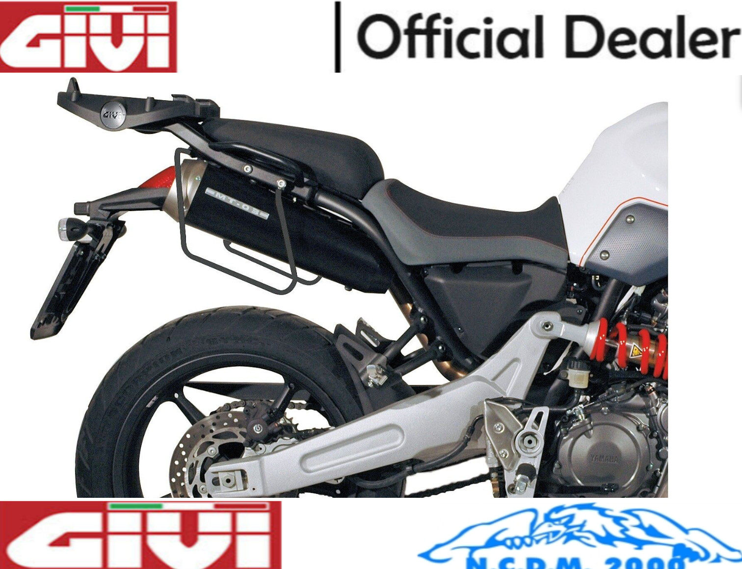 Soportes Laterales GIVI Para Maletas Blandas YAMAHA MT-07 2021 2022 2023