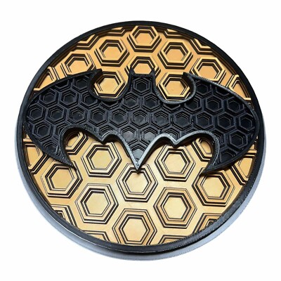 Batman Mosaic Wall Art   3D Printed DC Comics Decor | Superhero Fan Gift