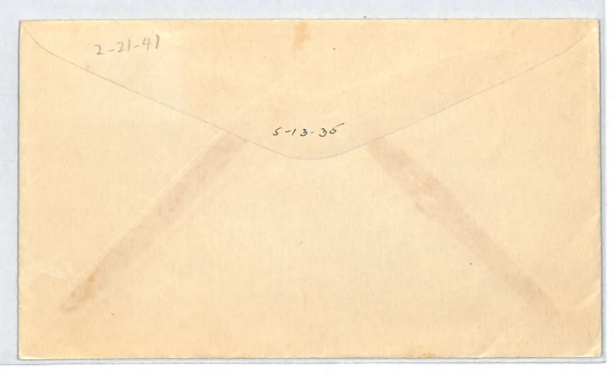 PENRHYN ISLAND Cover ½d PALM TREE Pair Cook Islands 1935 USA {samwells}XJ229 - Image 3 of 4