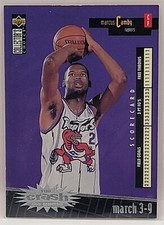 96-97 Upper Deck Collector's Choice Crash the Game Marcus Camby Rookie Insert