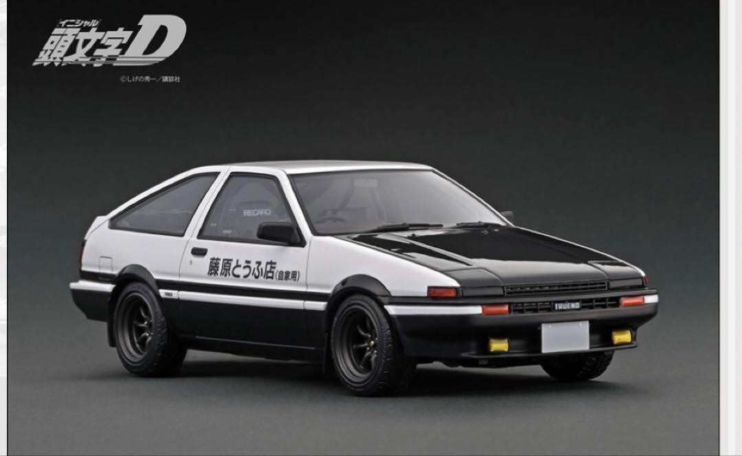 Ignition Model IG3711 1/18 Toyota Sprinter Trueno AE86 INITIAL D