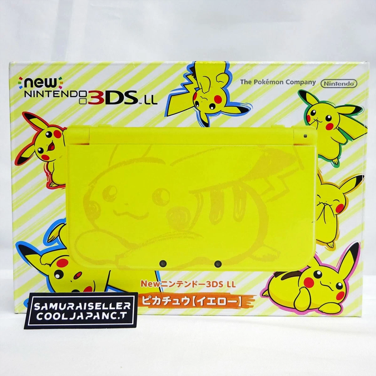 Nintendo 3DS LL XL Console Pikachu Yellow Pokemon Japan Limited Model NEW