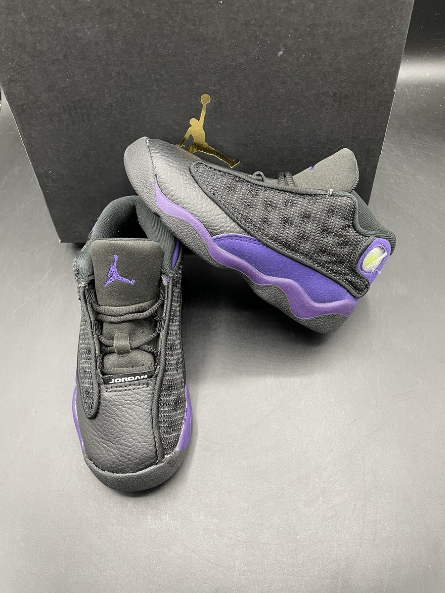 New Baby TODDLER Size 9c Jordan 13 Retro TD Court Purple 414581