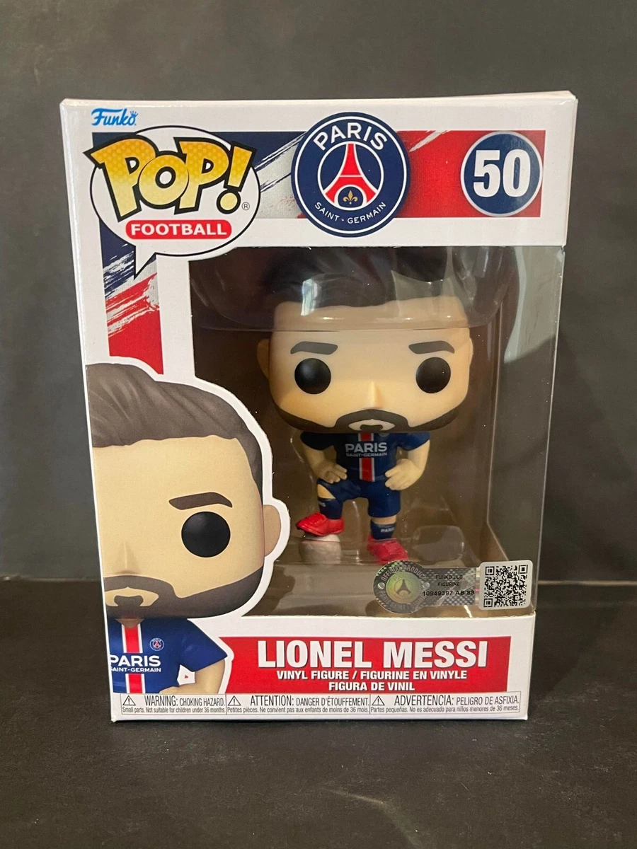 FUNKO POP! Football Paris Saint Germain Club LIONEL MESSI Argentina #50 IN  HAND