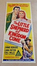 THE LITTLE SHEPHERD OF KINGDOM COME ORIGINAL 1961 DAYBILL CINEMA MOVIE POSTER