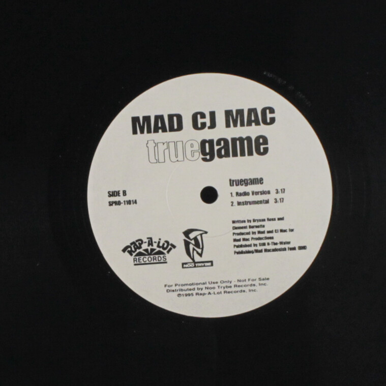 MAD CJ MAC: powda puff / tru game RAP-A-LOT 12 MAD CJ MAC: powda puff / tru game RAP-A-LOT 12