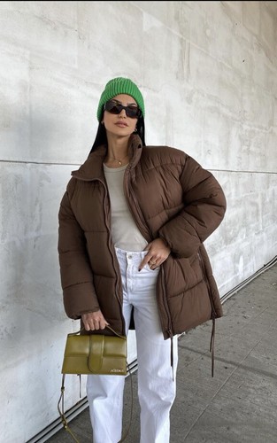RARE! ZARA PUFFER COAT WATER REPELLENT 
