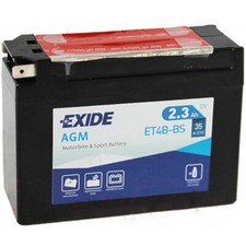ET4B-BS EXIDE MOTORCYCLE BATTERY 12V 2.3AH 35A -  Norton Special Jubilee 250