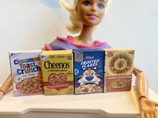 4 boxes Miniature Breakfast Cereal honey oak crunch flakes cheerios