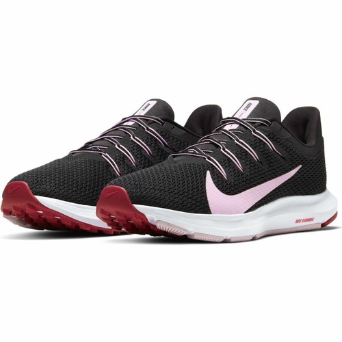 Scarpe running donna WMNS Nike Quest 2 CI3803-006 Nero-Bianco-Rosa mesh |  eBay