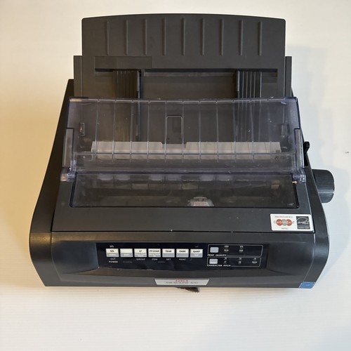 Oki MICROLINE 420 USB Parallel 9-Pin Dot Matrix Printer D22900A *Powers On* READ - Picture 1 of 13