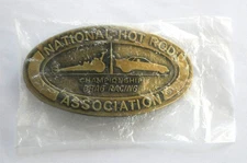 National Hot Rod Association NOS 1982 Championship Drag Racing NHRA Belt Buckle