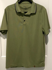 Beretta Men's Medium Outdoor Casual 3 button green polo shirt - EUC  