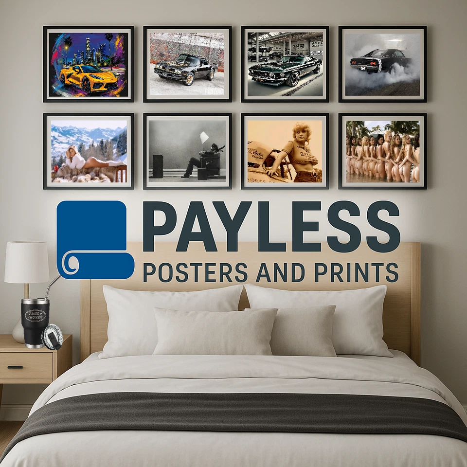 Póster Pontiac Bob Longpre años 60 | 24 x 24 pulgadas | coche clásico Foto 2 de 3