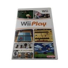 Nintendo Wii Play Mini-Game Collection White Case Complete CIB 2007 Retro OS
