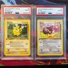 1999 Pokémon Jungle 1st Edition Eevee And Pikachu PSA 8 Lot