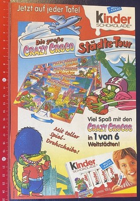 Werbeanzeige/advertisement 1998 :  Kinder Schokolade       (O4-1-19-1)