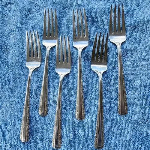 Towle Candlelight Sterling Silver Salad Forks Set of 6