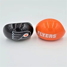 Boelter Brands NHL Philadelphia Flyers Home and Away Salt and Pepper Shakers
