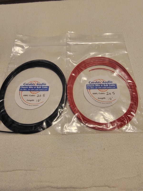 Cardas Audio 20 total feet of 20.5-gauge  Hookup Wire