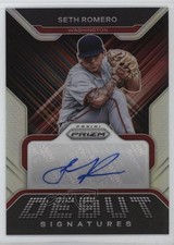 2022 Panini Prizm Debut Signatures Silver Prizm Seth Romero #DS-SR Auto 0p1q