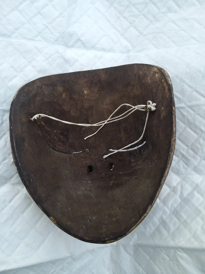 Ancien masque de théâtre Japonais JAPON ? époque ? N° 1 - Photo 4/4