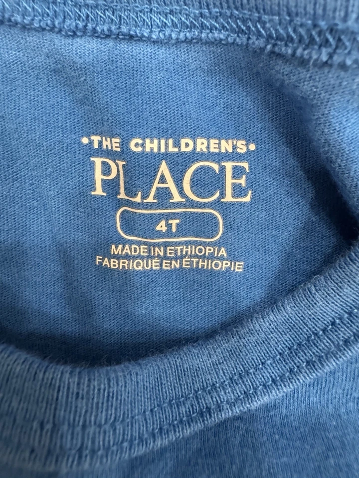 Camiseta The Children’s Place 4T Azul Niño Gráfico Loves mamá Foto 2 de 3