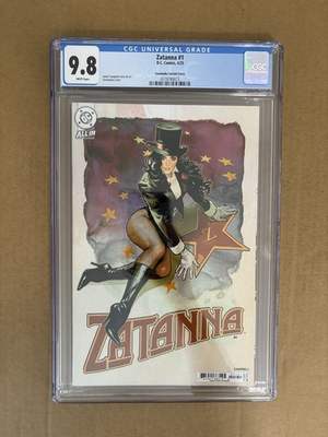#ad Zatanna 1 CGC 9.8 1st Print DC Sozomaika Variant Jamal Campbell NM M JLA $59.90