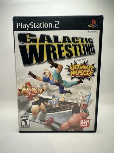 Galactic Wrestling Featuring Ultimate Muscle (PlayStation 2, 2004) CIB