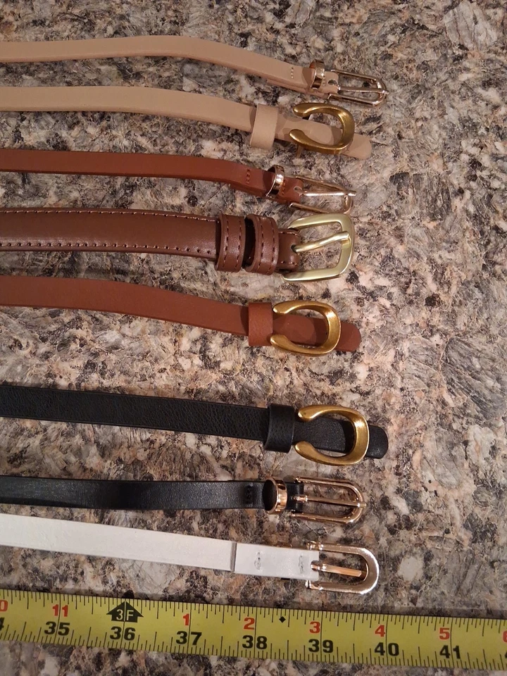 Women/ Ladies BELTS LOT OF 8 DIFFERENT Colors 40 Inch - Image 2 of 3