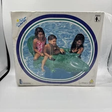 Intex The Wet Set 84” ALLIGATOR Gator Ride-On Inflatable Pool Float Vintage 1997