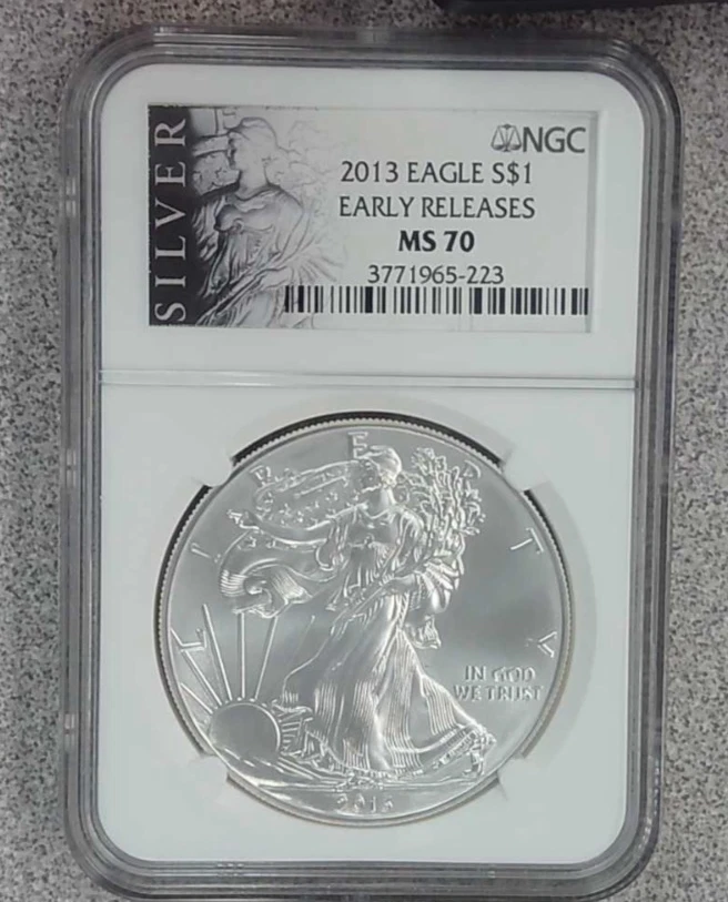 American Eagle MS 70 Graded 2013 Silver Bullion Coins for sale | eBay
