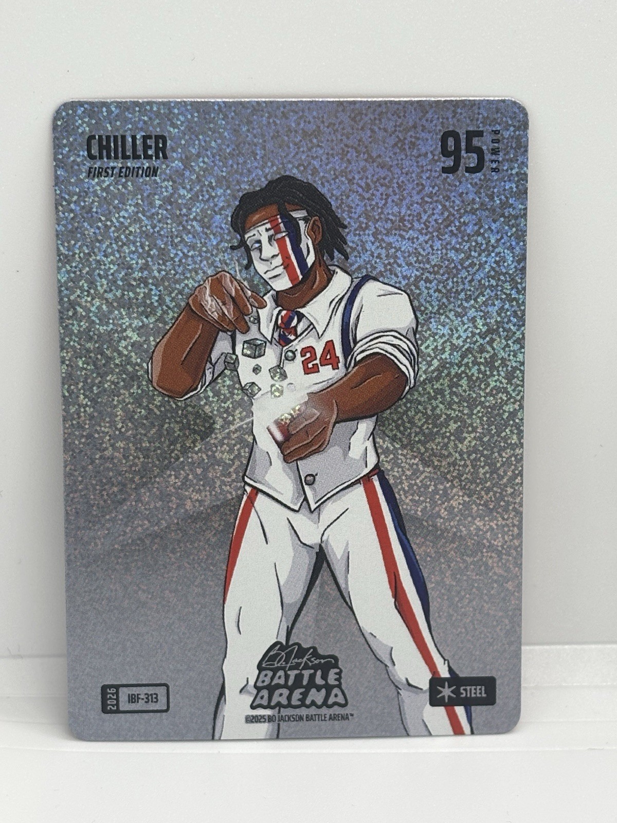 2026 Bo Jackson Battle Arena CHILLER Cam Thomas Silver Sparkle Battlefoil