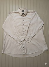 Covington Modern Fit Size XXL 18-18 1/2 34-35 Gray Long Sleeve Dress Shirt Men's