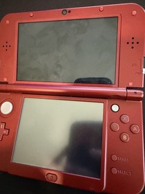 Nintendo New Nintendo 3DS XL Red Handheld System *READ DESCRIPTION*