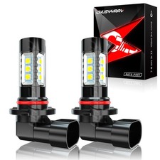 For Ford 1999-2019 F150 9145 9140 LED Fog Light Bulbs 9600LM Xenon White Light