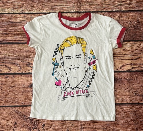 Saved By The Bell Zack Attack T-Shirt NBC Peacock Morris VTG Junior Size L - Picture 5 of 5