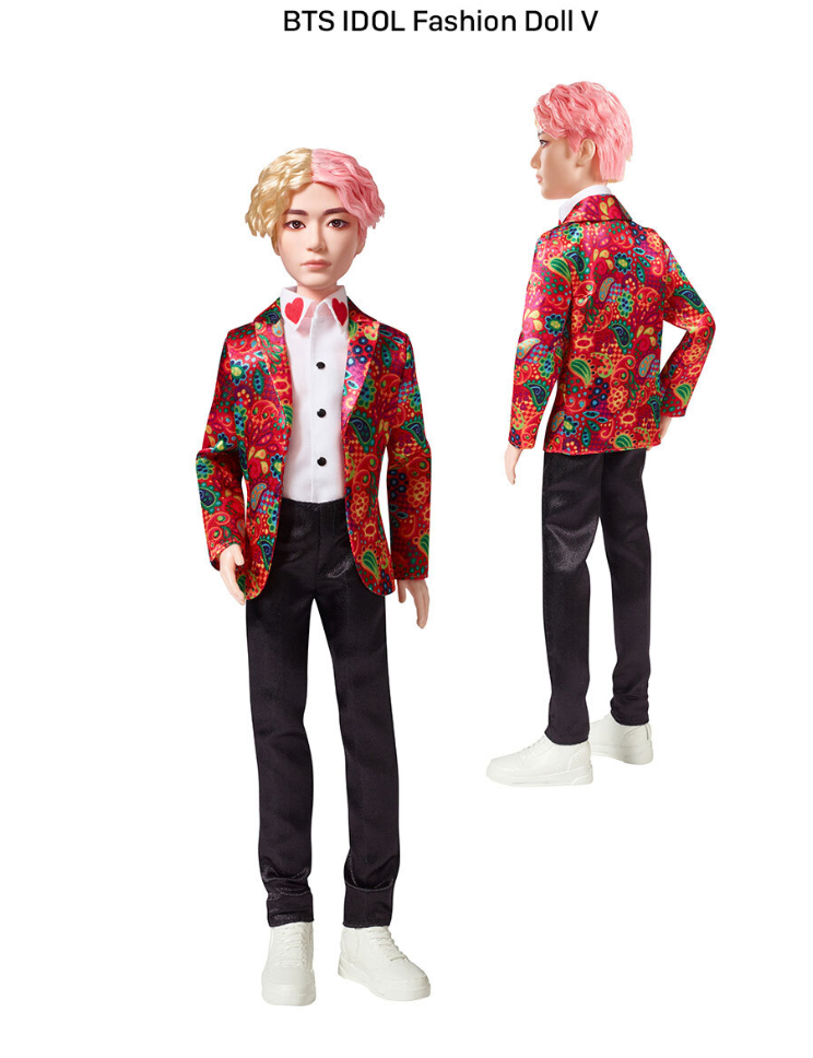 BTS Mattel Fashion Doll Full Set of 7 - IDOL Official K-Pop
