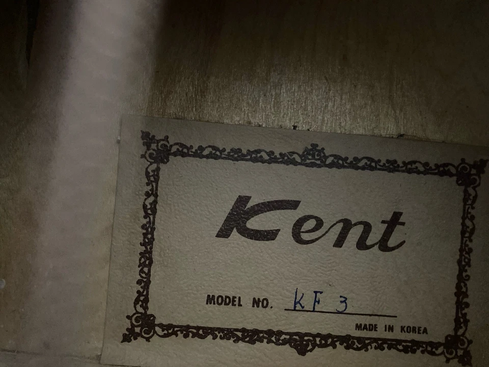 Vintage Kent KF 330 Hummingbird Acoustic Guitar, MIK - Image 4 of 4