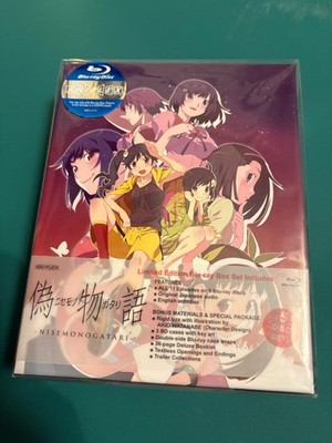 Nisemonogatari Anime Blu-ray Limited Edition Aniplex USA Region A FLAWED/READ