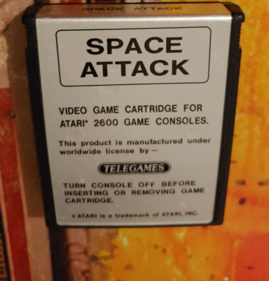 Space Attack (Modul / Cartridge) working Classic-game ATARI 2600 8-bit