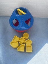 Vintage Tupperware SHAPE-O-BALL Classic Tupper Toys Shape Sorter Missing 1