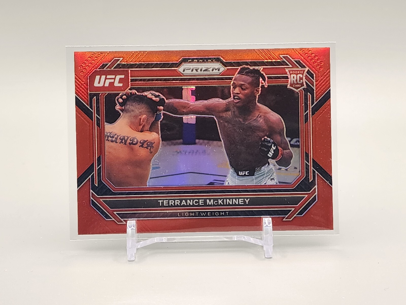 Terrance McKinney 2023 Prizm UFC #31 Rookie Red Prizm #'d 148/199