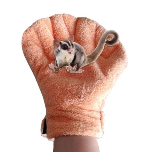 Soft Anti Scratch Handling Gloves Sugar Glider Bonding Mitt  Hamsters - Picture 1 of 6