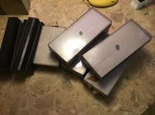 Huge Lot Braun Agfa Rollei Leitz Zeiss Ikon 50 Slide Tray and Box Vintage Leitz